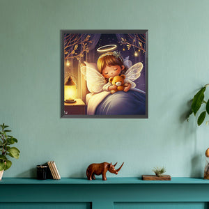 Sleeping Elf 30*30CM(Canvas) Full Round Drill Diamond Painting