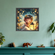 Load image into Gallery viewer, Sleeping Elf 30*30CM(Canvas) Full Round Drill Diamond Painting
