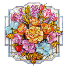 Load image into Gallery viewer, Window Paper-Cut 30*30CM(Canvas) Partial Special Shaped Drill Diamond Painting
