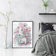 Load image into Gallery viewer, Joy Sunday - Kitten In Early Spring - 31*41CM 14CT 2 Stamped Cross Stitch
