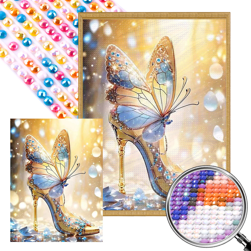 Fantasy High Heels 30*40CM(Picture) Full Round Drill Diamond Painting