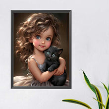 Load image into Gallery viewer, Sweet And Cool Girl 40*50CM(Canvas) Full Round Drill Diamond Painting
