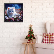 Load image into Gallery viewer, Cat 30*30CM(Canvas) Full Round Drill Diamond Painting
