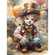 Load image into Gallery viewer, Clown 30*40CM(Canvas) Full Round Drill Diamond Painting
