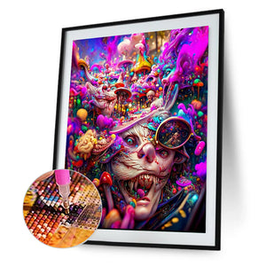 Meditation Power 30*40CM(Canvas) Full Round Drill Diamond Painting