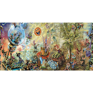 Crazy Wonderland 110*50CM(Canvas) Full Round Drill Diamond Painting