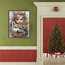 Load image into Gallery viewer, Sweet And Cool Girl 40*50CM(Canvas) Full Round Drill Diamond Painting
