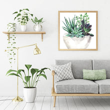 Load image into Gallery viewer, Succulents 30*30CM(Canvas) Full Round Drill Diamond Painting
