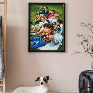 Exo 30*40CM(Canvas) Full Round Drill Diamond Painting