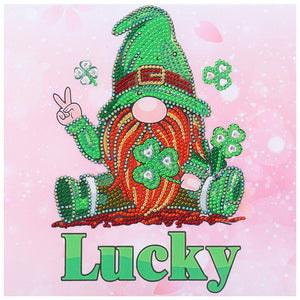 Gnome 30*30CM(Canvas) Partial Special Shaped Drill Diamond Painting