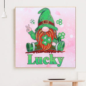 Gnome 30*30CM(Canvas) Partial Special Shaped Drill Diamond Painting