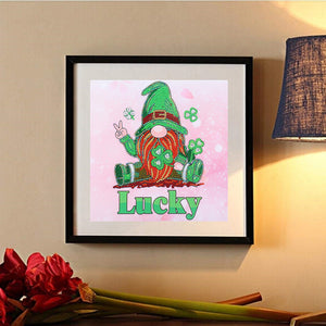 Gnome 30*30CM(Canvas) Partial Special Shaped Drill Diamond Painting