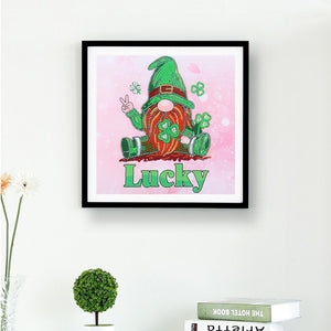Gnome 30*30CM(Canvas) Partial Special Shaped Drill Diamond Painting