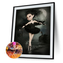 Load image into Gallery viewer, Big-Eyed Doll 30*40CM(Canvas) Full Round Drill Diamond Painting
