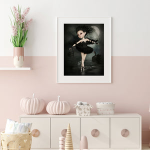 Big-Eyed Doll 30*40CM(Canvas) Full Round Drill Diamond Painting