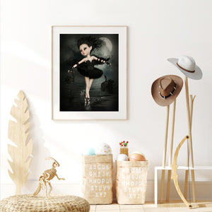 Big-Eyed Doll 30*40CM(Canvas) Full Round Drill Diamond Painting