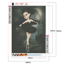 Load image into Gallery viewer, Big-Eyed Doll 30*40CM(Canvas) Full Round Drill Diamond Painting

