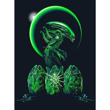 Load image into Gallery viewer, Alien 30*40CM(Canvas) Full Round Drill Diamond Painting
