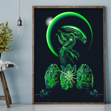 Load image into Gallery viewer, Alien 30*40CM(Canvas) Full Round Drill Diamond Painting
