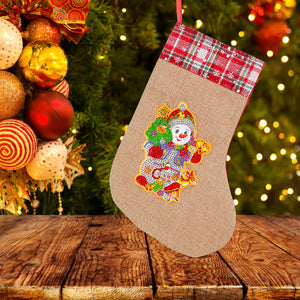 Christmas DIY 5D Diamond Painting Art Mosaic Gift Bag Luminous Party Decor (DZ3075)