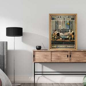 Retro Cat Poster 30*40CM(Canvas) Full Round Drill Diamond Painting
