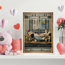 Load image into Gallery viewer, Retro Cat Poster 30*40CM(Canvas) Full Round Drill Diamond Painting
