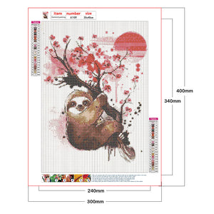 Animal 30*40CM(Canvas) Full Round Drill Diamond Painting