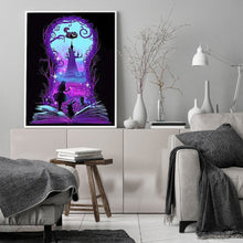 Load image into Gallery viewer, Silhouette Castle 40*50CM(Canvas) Full Round Drill Diamond Painting
