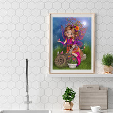 Load image into Gallery viewer, Big-Eyed Girl 30*40CM(Canvas) Full Round Drill Diamond Painting
