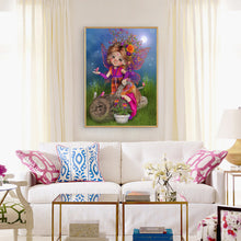 Load image into Gallery viewer, Big-Eyed Girl 30*40CM(Canvas) Full Round Drill Diamond Painting
