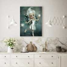 Load image into Gallery viewer, Big-Eyed Girl 30*40CM(Canvas) Full Round Drill Diamond Painting
