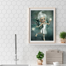Load image into Gallery viewer, Big-Eyed Girl 30*40CM(Canvas) Full Round Drill Diamond Painting
