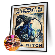 Load image into Gallery viewer, Retro Witch Poster 30*40CM(Canvas) Full Round Drill Diamond Painting
