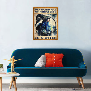 Retro Witch Poster 30*40CM(Canvas) Full Round Drill Diamond Painting