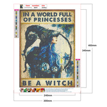 Load image into Gallery viewer, Retro Witch Poster 30*40CM(Canvas) Full Round Drill Diamond Painting
