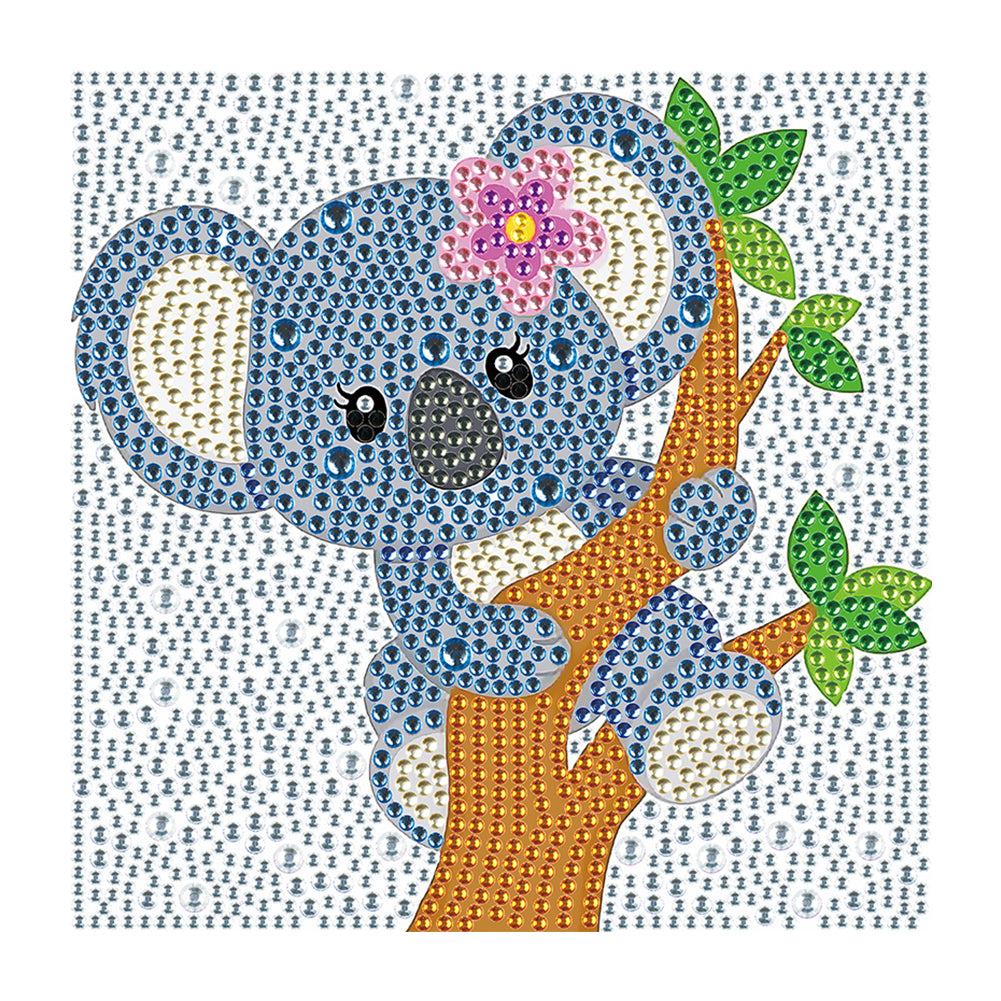 Little Koala 18*18CM(Canvas) Full Round Drill Diamond Painting