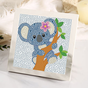 Little Koala 18*18CM(Canvas) Full Round Drill Diamond Painting