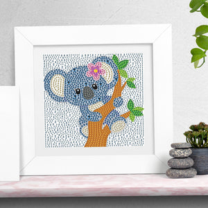 Little Koala 18*18CM(Canvas) Full Round Drill Diamond Painting