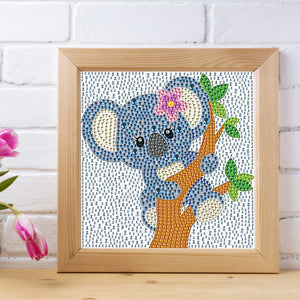 Little Koala 18*18CM(Canvas) Full Round Drill Diamond Painting