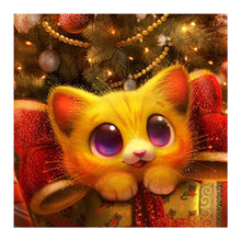 Load image into Gallery viewer, Cute Cat 30*30CM(Canvas) Full Round Drill Diamond Painting
