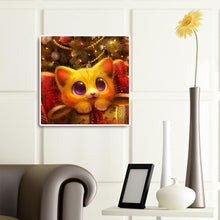 Load image into Gallery viewer, Cute Cat 30*30CM(Canvas) Full Round Drill Diamond Painting
