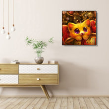 Load image into Gallery viewer, Cute Cat 30*30CM(Canvas) Full Round Drill Diamond Painting
