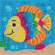 Load image into Gallery viewer, Ocean Fish 15*15CM(Canvas) Full Round Drill Diamond Painting
