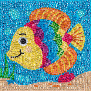 Ocean Fish 15*15CM(Canvas) Full Round Drill Diamond Painting