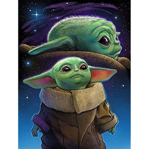 Yoda 50*60CM(Picture) Full Square Drill Diamond Painting