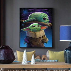 Yoda 50*60CM(Picture) Full Square Drill Diamond Painting