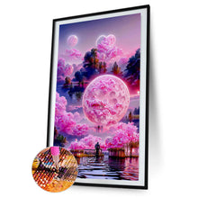 Load image into Gallery viewer, Pink Rose Manor 40*70CM(Picture) Full Square Drill Diamond Painting
