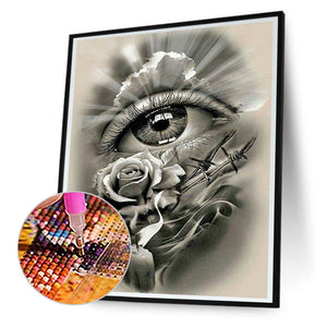 Rose Eyes 40*50CM(Canvas) Full Square Drill Diamond Painting