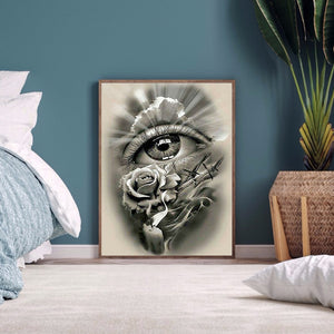 Rose Eyes 40*50CM(Canvas) Full Square Drill Diamond Painting