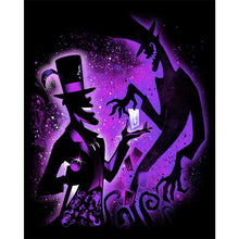 Load image into Gallery viewer, DIY - Silhouette - Facilier The Witch Doctor - 40*50CM 11CT 3 Stamped Cross Stitch
